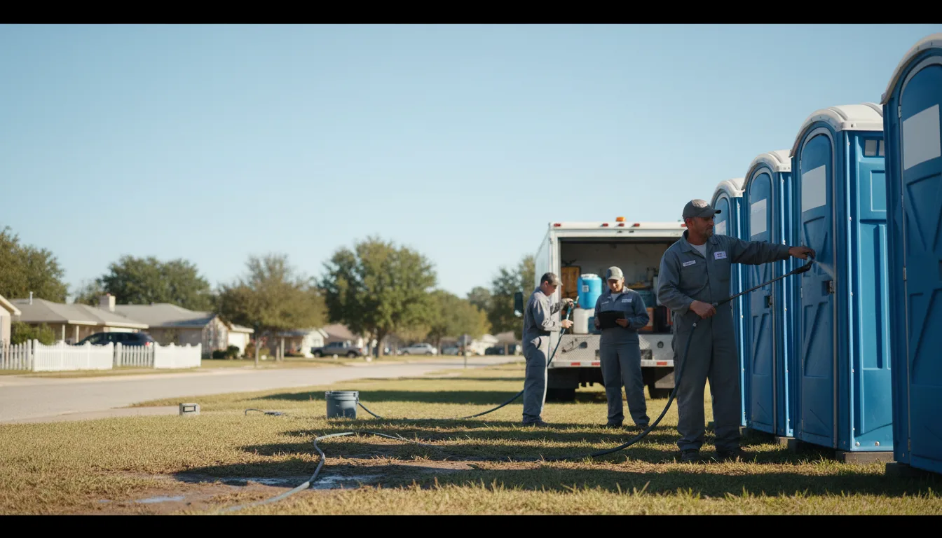 Long-Term Portable Toilet Rental in Huffman, TX near me